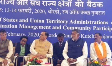 Union Culture and Tourism Minister Shri Prahlad Singh Patel and Chief Minister of Gujarat Shri Vijay Rupani inaugurate the two day meet on Destination Management and Community Participation in Gujarat