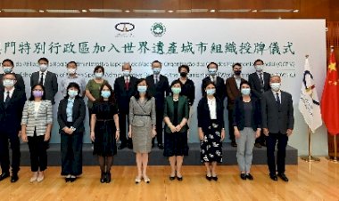 Macao becomes a member of The Organisation Of World Heritage Cities