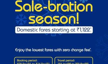 IndiGo's year-end sale fares starting INR 1,122