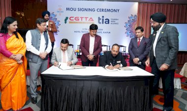 TOURISM INDIA ALLIANCE (TIA) signs an MOU with Chhattisgarh Travel Trade Association at Raipur