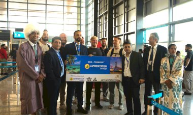 Uzbekistan Airways launched its maiden flight from Goa to Tashkent