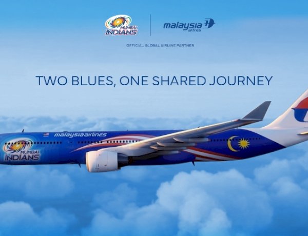 Malaysia Airlines Takes Mumbai Indians Global with Special-Themed Aircraft Livery